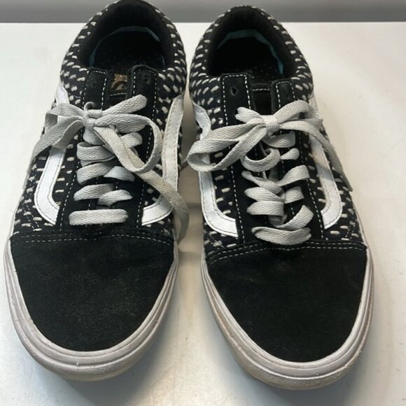 Vans Old Skool Quilt Stitch 'Black White' VN0A3WMA4B0 Sneakers, size 8.5 - Picture 5 of 12
